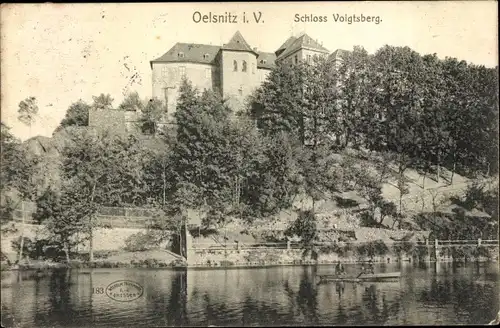 Ak Oelsnitz im Vogtland, Schloss Voigtsberg