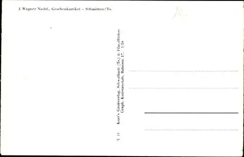 Ak Schmitten im Taunus Hessen, Ort vom Leistenbachtal gesehen