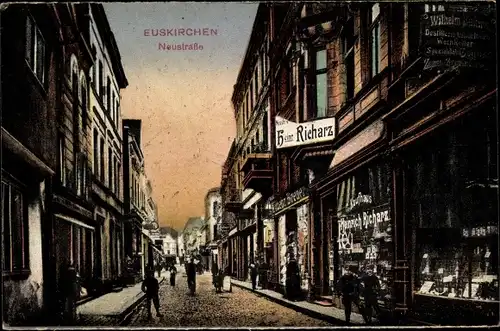 Ak Euskirchen Nordrhein Westfalen, Neustraße, Geschäft Heinrich Richarz