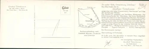 Klapp Ak Halle in Westfalen, Schloss und Gasthof Tatenhausen