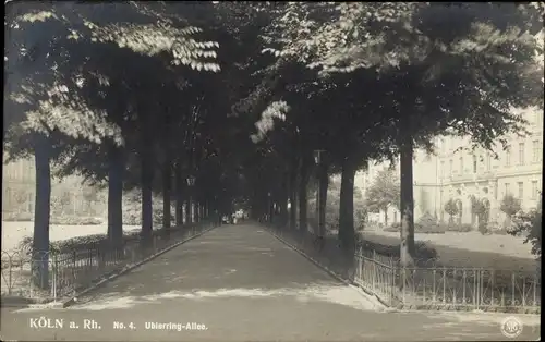 Ak Köln am Rhein, Blick in die Uhlerring-Allee