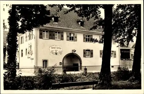 Ak Kandern im Schwarzwald Baden, Historisches Gasthaus zur Weserei