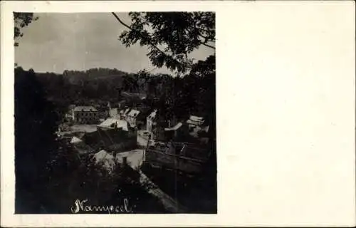 Foto Ak Nampcel Oise, Ortspartie vor der Zerstörung, Mairie