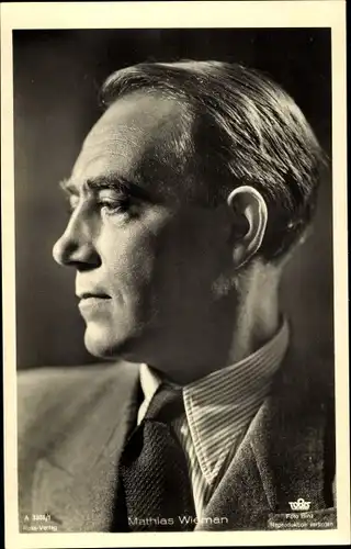 Ak Schauspieler Mathias Wieman, Portrait, Ross A 3308/1