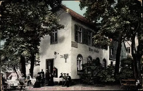 Ak Bad Bertrich in der Eifel, Bierhalle, Restaurant