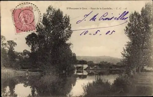 Ak Caen Calvados, Pont de la Landelle