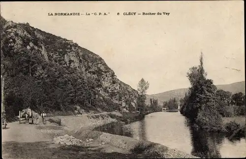 Ak Clécy Calvados, Rocher du Vey