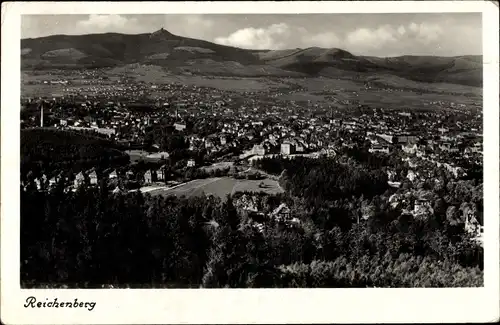 Ak Liberec Reichenberg Stadt, Panorama vom Ort