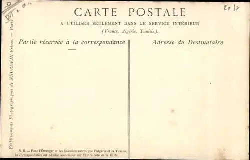 Ak Paris VII, Champ du Mars, Voyage de l'Aeronat Leubaudy