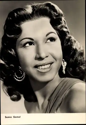 Ak Schauspielerin Samia Gamal, Ali Baba, Defa Film, Portrait