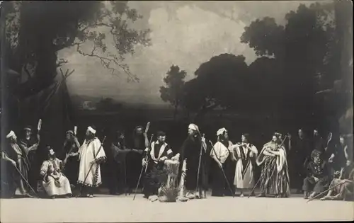 Ak Oberammergau, Passionsspiel 1900, Nr. 15, Josef wird von seinen Brüdern verkauft