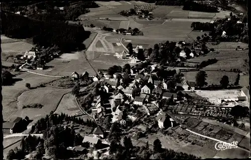 Ak Rönsahl Kierspe Sauerland, Blick auf den Ort, Fliegeraufnahme