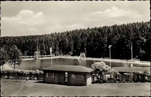 Ak Halver in Westfalen, Strandbad, Gaststätte Herpine