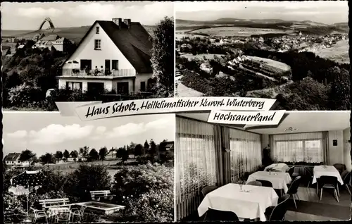 Ak Winterberg im Sauerland, Pension Haus Scholz, Innenansicht