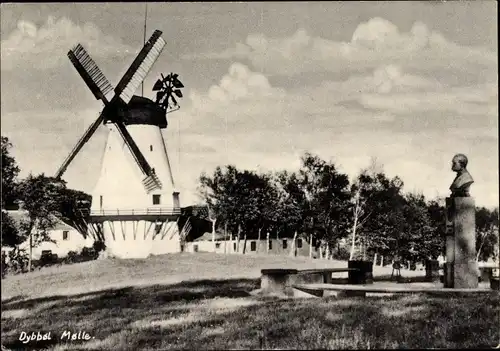 Ak Sønderborg Sonderburg Dänemark, Die Düppeler Mühle, Dybbøl Møll