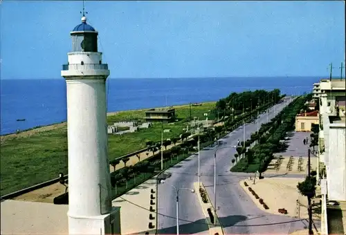 Ak Alexandroupoli Griechenland. Quai, Leuchtturm
