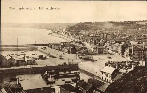Ak Saint Helier Kanalinsel Jersey, The Esplanade