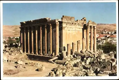 Ak Baalbek Libanon, Temple of Bacchus