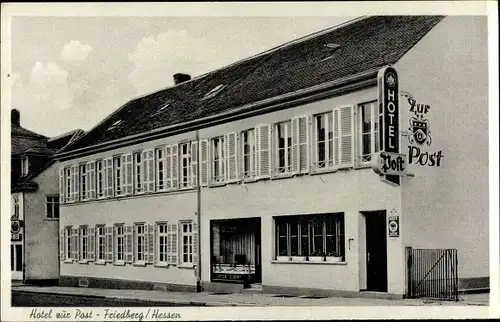 Ak Friedberg in Hessen, Hotel zur Post