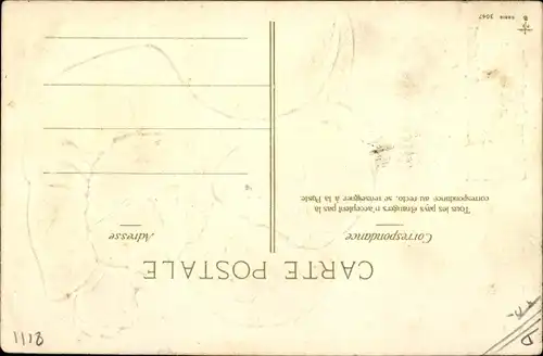 Präge Ak 1. April, 1er Avril, Frau schlafend im Lehnstuhl, Fisch