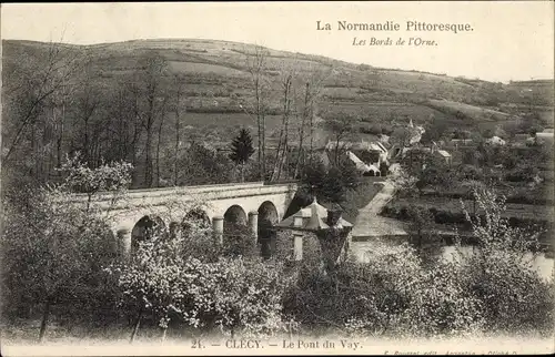 Ak Clécy Calvados, Le Pont du Vay