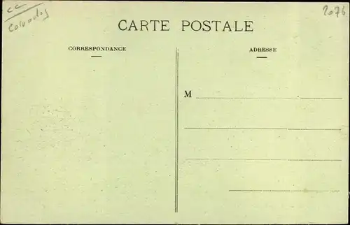 Ak Clécy Calvados, Le Pain de sucre et la gare de Clecy-Bourg