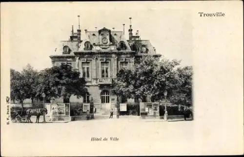 Ak Trouville Calvados, Hotel de Ville