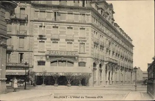 Ak Belfort Territoire de Belfort, Hotel du Tonneau d'Or