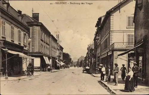 Ak Belfort Territoire de Belfort, Faubourg des Vosges