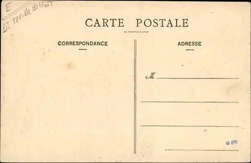 Ak Belfort Territoire de Belfort, Boulevard Carnot, Tramway Amer Picon