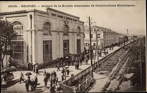 Ak Belfort Territoire de Belfort, Société Alscienne de Construction Mécaniques