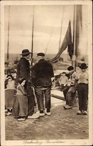 Ak Spakenburg Utrecht Niederlande, Bunschoten