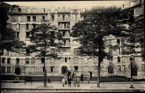 Ak Paris XV., Les Maisons ouvrieres de la Rue de l' Amiral Roussin