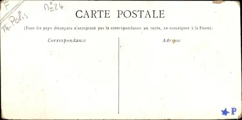 Ak Paris, Les petits metiers parisiens, le marchand de glaces, Eisverkäufer