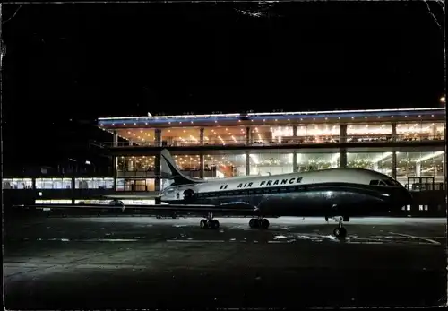 Ak Orly Val de Marne, Aéroport de Paris Orly, Caravelle Air France sur l'aire