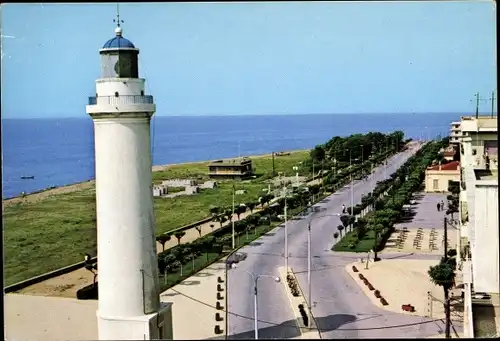 Ak Alexandroupoli Griechenland. Quai, Leuchtturm