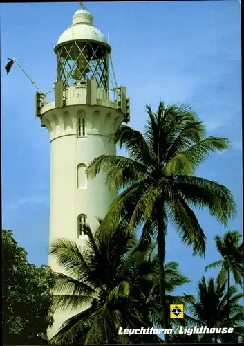 Ak Singapore Singapur, Raffles Leuchtturm