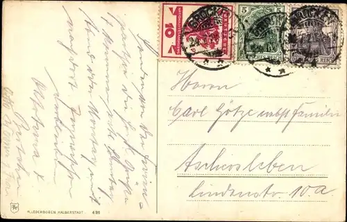 Ak Schierke Wernigerode am Harz, Teilansicht, Kirche, Wald