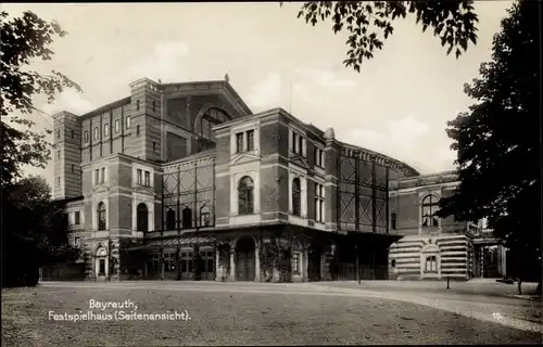 Ak Bayreuth in Oberfranken, Festspielhaus