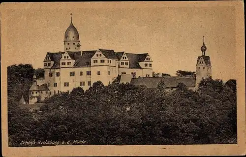 Ak Rochsburg Lunzenau in Sachsen, Schloss Rochsburg