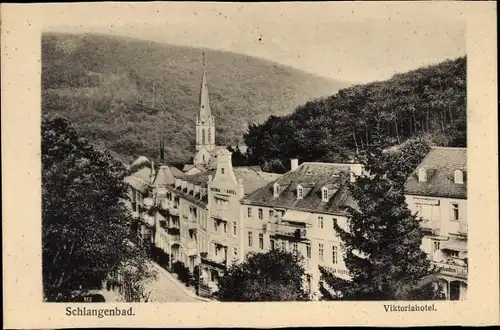 Ak Schlangenbad im Taunus Hessen, Victoriahotel