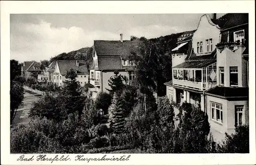 Ak Bad Hersfeld Hessen, Kurparkviertel