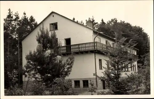 Foto Ak Silges Nüsttal Osthessen, Blick auf Haus