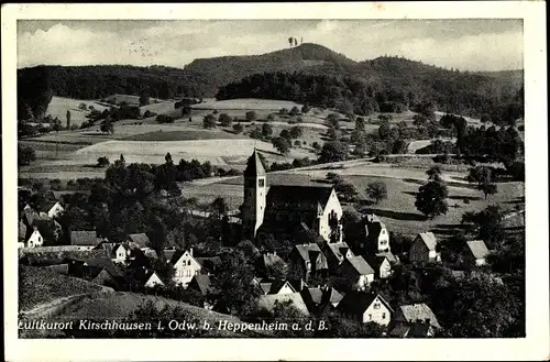 Ak Kirschhausen im Odenwald Heppenheim an der Bergstraße Hessen, Ort mit Umgebung