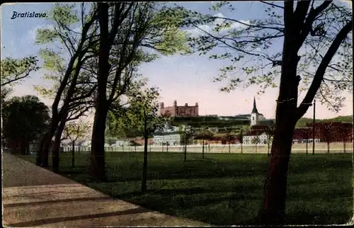 Ak Pressburg Bratislava Slowakei, Stadtansicht