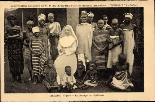 Ak Asaba Niger, Missions Africaines, Le Refuge de vieillards