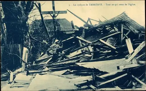 Ak Toamasina Tamatave Madagaskar, Tout ce qui reste de l´eglise