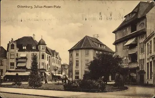 Ak Oldenburg im Großherzogtum Oldenburg, Julius Mosen Platz