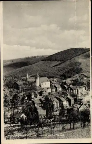 Ak Freudenberg im Siegerland, Ort vom Trulich aus gesehen
