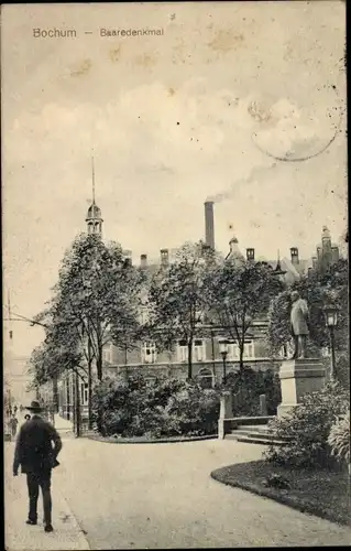 Ak Bochum im Ruhrgebiet, Baaredenkmal